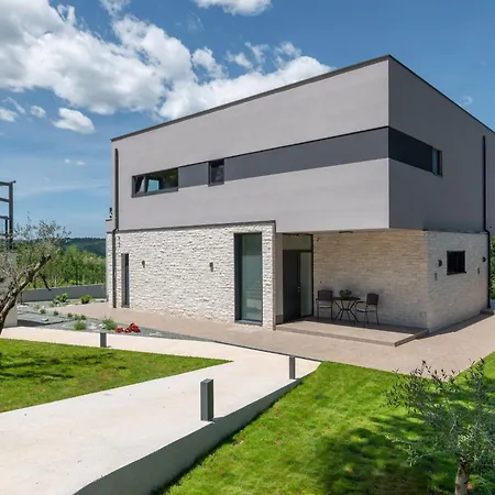 Callista Near Labin For 10 Persons With Kids Playground, Fitness And Heated Pool