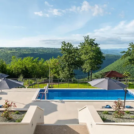 Vila Callista Near Labin For 10 Persons With Kids Playground, Fitness And Heated Pool *