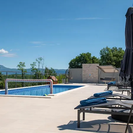 Vila Callista Near Labin For 10 Persons With Kids Playground, Fitness And Heated Pool Ruzici (Sveta Nedelja)