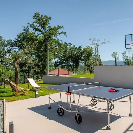 Vila Callista Near Labin For 10 Persons With Kids Playground, Fitness And Heated Pool *