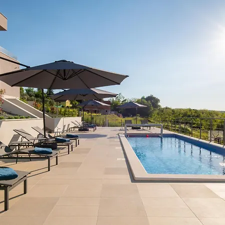 Callista Near Labin For 10 Persons With Kids Playground, Fitness And Heated Pool Vila