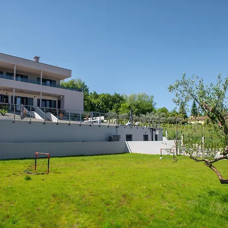 Villa Callista Near Labin For 10 Persons With Kids Playground, Fitness And Heated Pool