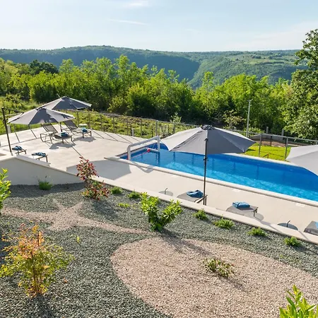Villa Callista Near Labin For 10 Persons With Kids Playground, Fitness And Heated Pool Ruzici (Sveta Nedelja)
