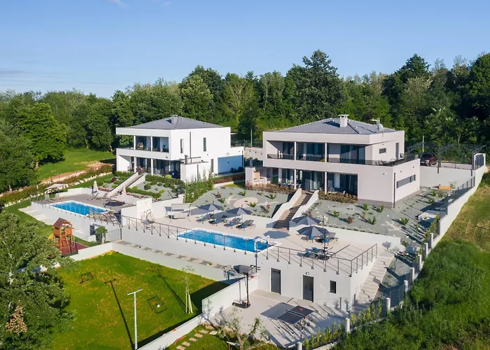 Villa Callista Near Labin For 10 Persons With Kids Playground, Fitness And Heated Pool Ruzici (Sveta Nedelja)